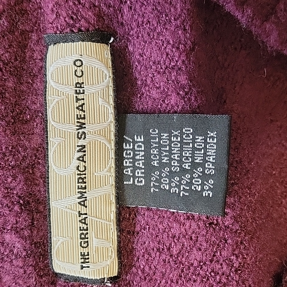 Burgundy sweater - Picture 2 of 2